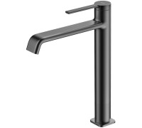 Смеситель для раковины AQUAMERIT Asti высокий 231 мм серый матовый AQM6414GM