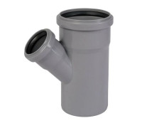 Тройник для внутренней канализации Ostendorf HT HTEA 110/75/45° 115210