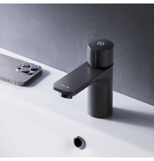 Смеситель для раковины AM.PM X-Joy TouchReel нажимной черный матовый F85A02522