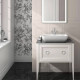 Раковина накладная Kerama Marazzi Plaza 55x40 см 1 отверстие белый глянцевый PLR.wb.55.1