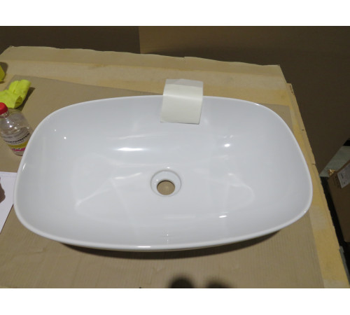 Уценка. Раковина-чаша GSI Nubes 600х380 мм белая глянцевая 978311_УЦ/3