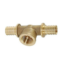 Тройник с внутренней резьбой REHAU RAUTITAN MX 32-1-25 латунь 11390011002