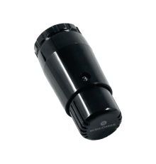 Термостатическая головка Schlosser MINI DIAMANT M30x1.5 черная 601100033 RAL 9005