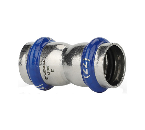 Муфта двухраструбная Varmega Inox Press 35x35 мм VM701003535