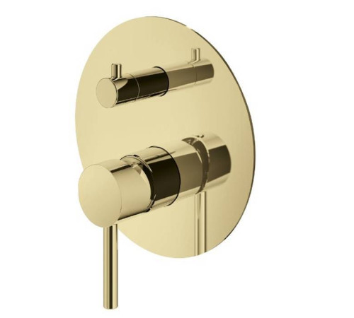 Смеситель для душа IXO Selection встраиваемый на 2-3 выхода золото XO1901OR