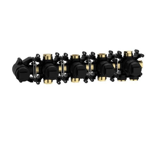 Встраиваемая часть термостата Almar Modular 3 положения черный матовый E176911