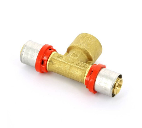 Тройник пресс Tiemme 20х1/2х20 1650039