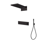 Душевая система встраиваемая Boheme Fusion трехпозиционная черный матовый 130-B