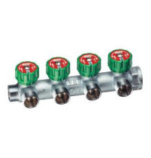 Коллектор регулирующий FAR 3/4 4 отвода M24x19 FK 3856 C34