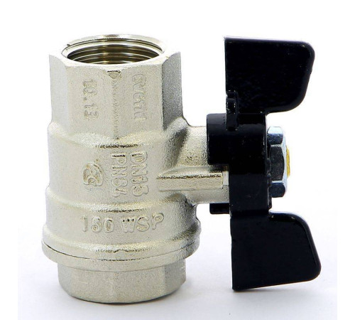 Кран шаровой Bugatti Oregon 302 ВВ бабочка 1/2 03020062