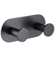 Вешалка на 2 крючка Timo Saona 120х50 мм черный 13014/03