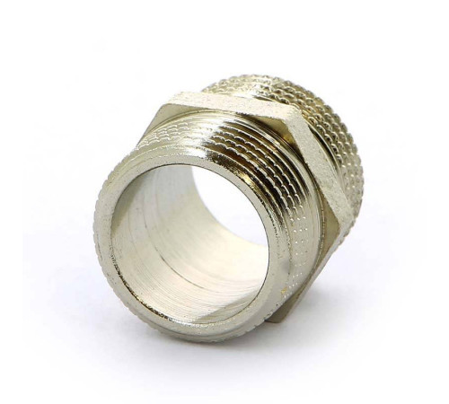 Ниппель резьбовой Tiemme 3/4 НН никелированный 1500084