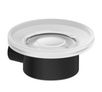 Мыльница Kludi Vela R 110x111x49 мм черный матовый 5898539
