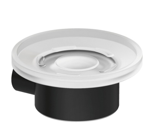 Мыльница Kludi Vela R 110x111x49 мм черный матовый 5898539