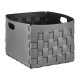 Корзина ADJ Bottega 35х40х30 см серый/черный 1048.03/01