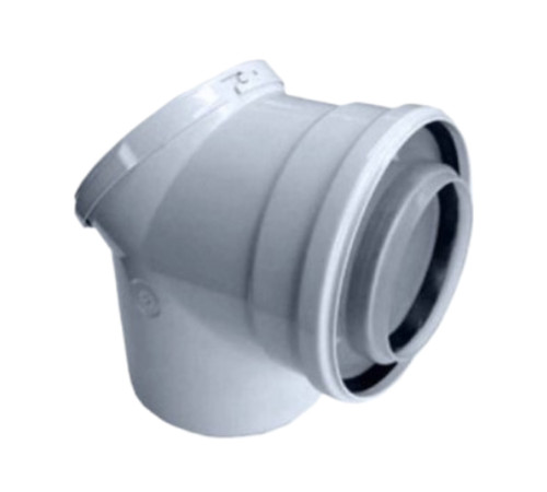 Отвод концентрический Bosch FC-CER80-87 80/125 мм 87° со смотровым люком 7738112665