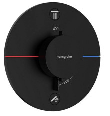 Смеситель для душа Hansgrohe ShowerSelect Comfort S термостат на 2 потребителя черный матовый 15554670