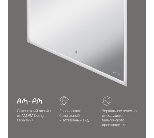 Зеркало AM.PM Spirit V2.0 60 см с LED-подсветкой и антизапотеванием M71AMOX0601SA