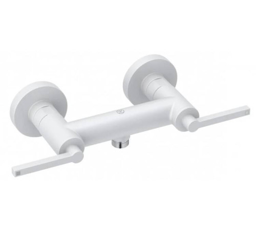 Смеситель для душа Kludi Nova Fonte Puristic двухвентильный белый матовый 207105315