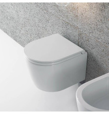 Унитаз подвесной Globo Forty3 43х36 см безободковый белый FOS06.BI