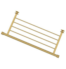 Полка для полотенцесушителя Сунержа прямая 4 перекладины 538x240 мм матовое золото 032-2012-4470