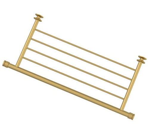Полка для полотенцесушителя Сунержа прямая 4 перекладины 538x240 мм матовое золото 032-2012-4470