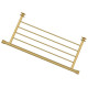 Полка для полотенцесушителя Сунержа прямая 4 перекладины 538x240 мм матовое золото 032-2012-4470