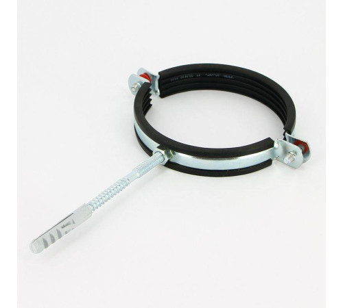 Хомут с резиновым уплотнителем, шпилькой и дюбелем Uni-Fitt 4 дюйма (107-116 мм) 850U0800