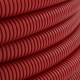 Труба защитная гофрированная ПНД Hoobs 25х29 мм красная бухта 50 м HB-PEGF-2529RED