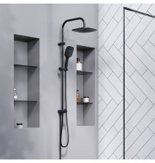 Душевая система AM.PM Eclipse со смесителем матовый черный 931000300