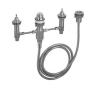 Скрытая часть для смесителя на борт ванны на 3 отверстия Hansgrohe 13244180