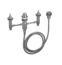 Скрытая часть для смесителя на борт ванны на 3 отверстия Hansgrohe 13244180