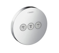 Вентиль hansgrohe ShowerSelect S для 3 потребителей внешняя часть 15745000