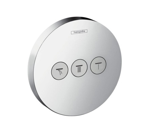 Вентиль hansgrohe ShowerSelect S для 3 потребителей внешняя часть 15745000