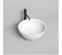 Раковина накладная Salini Alda 02 42.5х42.5х15.5 см S-Sense белый глянцевый 1102110G