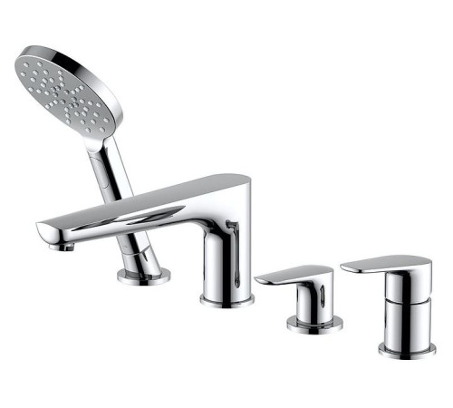 Смеситель на борт ванны Aquanet Бетта на 4 отверстия хром AQ1148CR