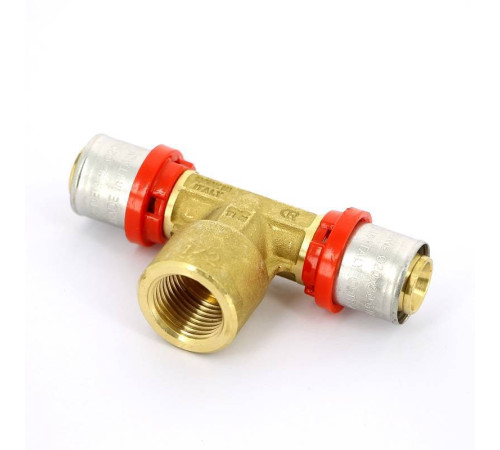 Тройник пресс Tiemme 20х1/2х20 1650039