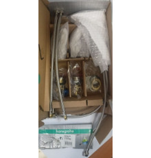 Смеситель для раковины Hansgrohe PuraVida на 3 отверстия 101 мм 15073400