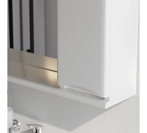 Зеркальный шкаф с подсветкой AM.PM Like 80 см правый белый M80MPR0801WG