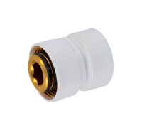 Резьбовое соединение Schlosser для стальных труб M22x1.5 x 1/2 белое 602700002.06