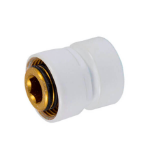 Резьбовое соединение Schlosser для стальных труб M22x1.5 x 1/2 белое 602700002.06