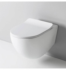 Унитаз подвесной Artceram File 2.0 безободковый 37х52 см белый глянцевый FLV006 01 00