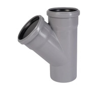 Тройник для внутренней канализации Ostendorf HT HTEA 125/125/45° 116200