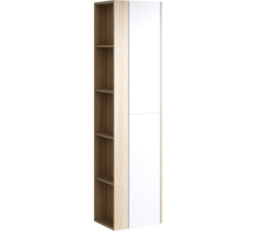 Пенал подвесной AQUATON Майами 400х1585х300 мм 2 двери PushOpen Mai.05.04