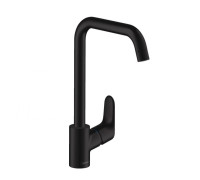 Смеситель для кухни Hansgrohe Focus M41 260 268 мм Г-излив черный матовый 31820670