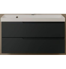 Тумба под умывальник подвесная TECE 100 см цвет антрацит AQM900310GM