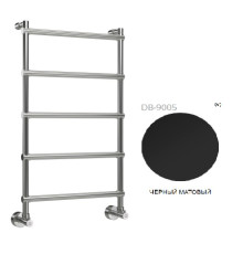 Полотенцесушитель водяной Margaroli 442-5 Matt Black 4424705MB