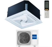 AB25S2SC1FA / 1U25S2SM4FA / PB-700KB, Сплит-система, Haier, Super Match Plus, кассетная, 4-х поточная компакт, с ИК пультом