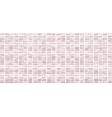 Плитка настенная Cersanit Pudra мозаика рельеф розовый 20x44 см PDG073D