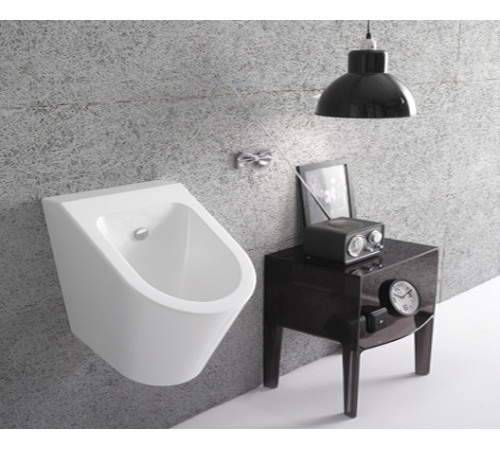 Писсуар подвесной GLOBO FORTY3 Rimless со скрытым подводом и сифоном FO029BI